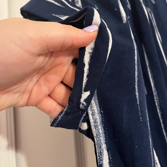 Rock & Republic Blue and White Streak Dress - Picture 4 of 7